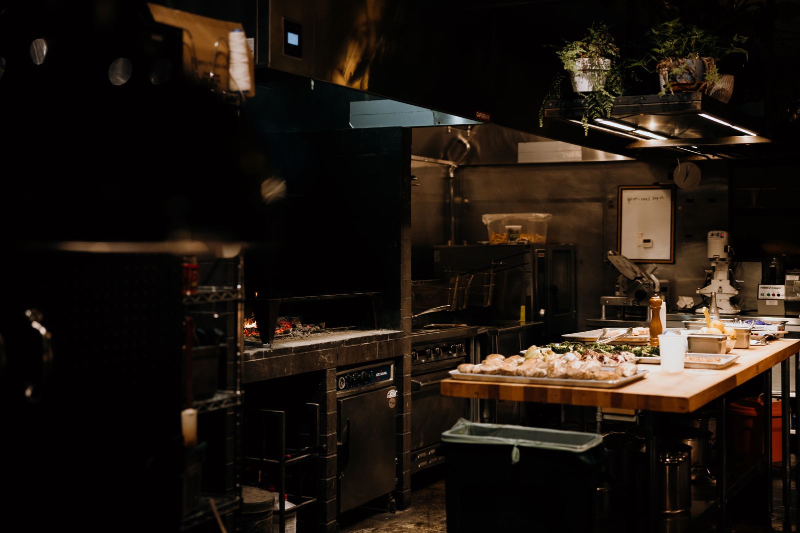 Commercial restaurant kitchen used as project image for inspection risk analytics